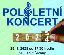 Pololetní koncert ZUŠ Říčany - Kulturní centrum Labuť Říčany